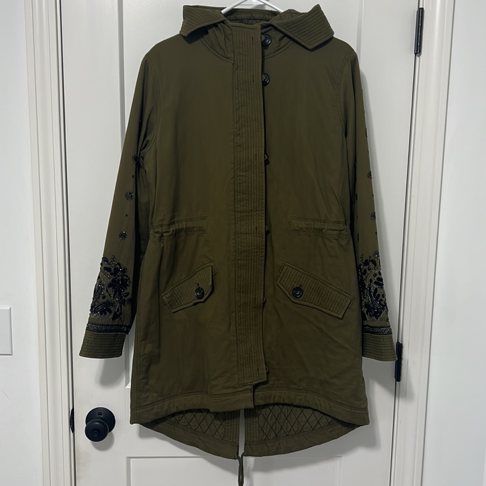 Abercrombie Embellished Twill Parka - Picture 4 of 8